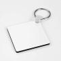Fbaby 10pcs DIY Sublimation Double-Sided Heat Transfer Keychain Blanks Wooden Hard Board Key Rings White Blank MDF Key Chain for Heat Press (Square)