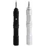 Screwdriver X 1 Rechargeable Low Noise Aviation Aluminium Mini Electric Screwdriver For Dismounting Electronic Products and Home Appliance - (Color: Silver)