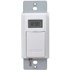 Intermatic EI400WC Programmable Electronic Countdown In-Wall Timer, White