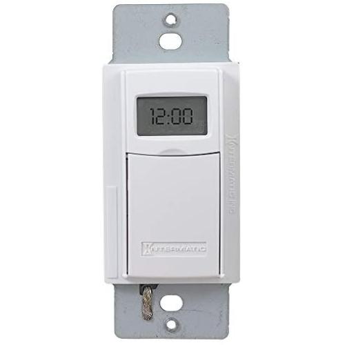 Intermatic EI400WC Programmable Electronic Countdown In-Wall Timer, White