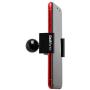 TACKFORM Motorcycle Phone Mount - 1'' Ball Connection - Heavy Duty Spring Loaded Phone Holder. Compatible with RAM and ARKON 1 Inch Ball System. Optional Tether Included