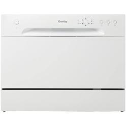 Danby DDW621WDB Countertop Dishwasher with 6 Place Settings, 6 Wash Cycles and Silverware Basket, Energy Star-Rated with Low Water Consumption and Quiet Operation