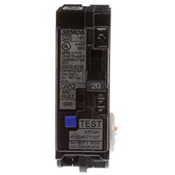 Siemens QA120AFCP 20-Amp Single Pole 120-volt Plug-On Combination AFCI Breaker