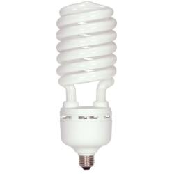Satco S7377 105 Watt (400 Watt) 7000 Lumens Hi-Pro Spiral CFL Daylight White 5000K Medium Base 120 Volt Light Bulb