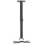 suptek Black Universal Projector Ceiling Mount Bracket Fits Flat or Sloped Ceiling Height Adjustable with Extendable Length for LCD/DLP Projectors (PR05B)