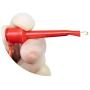 Goupchn Silicone Test Leads 5PCS Minigrabber to Minigrabber Test Cables Wires Dual IC Test Hooks Clips Probe for Electronic Testing