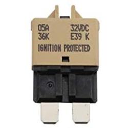 GLOSO E39 Manual (T3) Reset Low Profile ATC/ATO Circuit Breakers (5A - 1 Pack)