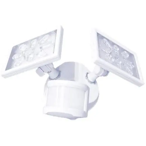 Aluminum Outdoor LED Security Light, 240°+90° Motion Activated Sensor floodlight, Dusk to Dawn, 3100 Lumen, 5000K, UL Certified, Waterproof, 35W 300W Incandescent Equiv, Patent Par Lens, White