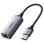 UGREEN USB Ethernet Adapter Aluminum USB 3.0 to Network Gigabit RJ45 LAN 10 100 1000 Mbps Adapter Converter Compatible for Nintendo Switch MacBook Mac Pro Mini iMac XPS Surface Pro Notebook PC