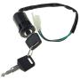 WOOSTAR 2 Wire Ignition Key Switch On Off 2 Position for 50cc 70cc 90cc 110cc 125cc 150cc 200cc 250cc Electrical Scooter Go Cart ATV 4 Wheeler Quad