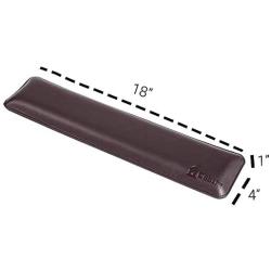 Bailey Full Size by Castle - Leather Ergonomic Computer Wrist Rest Pad for Keyboards with Around 104 Keys - Firm Keyboard Wrist Support for Typists, Gaming, and Heavy Office Use (Woodland, Full Size)