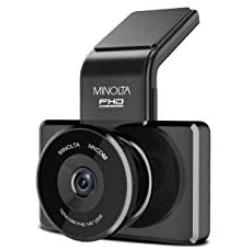 Minolta MNCD60-BK MNCD60 1080p Full HD ADAS Dash Camera with 3-Inch LCD Screen (Black)