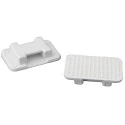 Weld Mount at-5 Large White Nylon Wire Tie Mount - Qty. 50