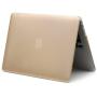 Se7enline MacBook Pro Case Accessories 5 in 1 Bundle Compatible with MacBook Pro 13 in A1278 Matte Hard Case Soft Sleeve Bag, Silicone Keyboard Cover, LCD Screen Protector, Dust Plug, Metallic Gold