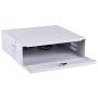 Ares Vision Heavy Duty 18'' x 18'' x 5'' DVR/PC Security Lock Box 16 Gauge with Exhaust Fan (18x18x5, White)