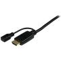 StarTech.com HDMI to VGA Cable - 10 ft / 3m - 1080p - 1920 x 1200 - Active HDMI Cable - Monitor Cable - Computer Cable (HD2VGAMM10)