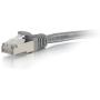 C2G 00638 Cat6a Cable - Snagless Shielded Ethernet Network Patch Cable, Gray (1 Foot, 0.30 Meters)