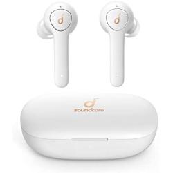 Anker Soundcore Life P2 True Wireless Earbuds with 4 Microphones, CVC 8.0 Noise Reduction, Graphene Driver, Clear Sound, USB C, 40H Playtime, IPX7 Waterproof (White)