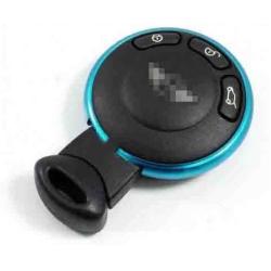 iJDMTOY Aqua Teal Finish Smart Key Fob Replacement Ring Compatible With 08-up Mini Cooper JCW R55 R56 R57 R58 R59 R60