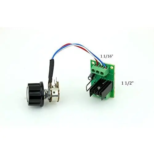 LED Dimmer PWM DC Lighting Dimmer Controller with Remote Knob for LED Incandescent Auto RV Marine Aircraft Interior Lighting