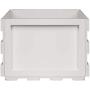Crosley AC1004A-WH Record Storage Crate Holds up to 75 Albums, White