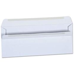 Universal One Self-Seal Business Envelope, 10, White, 500/Box