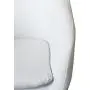 Home Office Chair Executive Mid Back Computer Table Desk Chair Swivel Height Adjustable Ergonomic with Armrest White