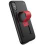 Speck Products GrabTab Cell Phone Holder and Stand, Works with Most Cell Phones - Black/Heartrate Red