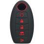 Coolbestda Silicone 5buttons Smart Key Fob Remote Skin Cover Case Protector Keyless Entry Jacket for 2018 2017 Nissan Armada Murano Rogue Maxima Altima Sedan Pathfinder KR5S180144014 Coolbestda Silicone 5buttons Smart Key Fob Remote Skin Cover Case Protector Keyless Entry Jacket for 2018 2017 Nissan Armada Murano Rogue Maxima Altima Sedan Pathfinder KR5S180144014