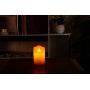 Flameless Candles with 10 Key Remote Timer Flickering Tear Wave Shaped Tealight 3x5'' Real Wax Simulate Dripping led Candles Battery Operated Safe for Halloween Christmas Indoor Outdoor Decor