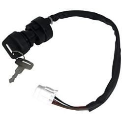 SHUmandala Ignition Key Switch fit YAMAHA YFM450 YFZ450 YFM400 YFZ400 KODIAK 450 400/WOLVERINE 450/GRIZZLY 450 400 EPS 5ND-82510-00-00 5ND-82510-01-00 5TG-82510-01-00 5TG-82510-00-00