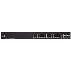 Cisco SG350-28 Managed Switch with 28 Gigabit Ethernet (GbE) Ports with 24 Gigabit Ethernet RJ45 Ports plus 2 SFP Slots, 2 Gigabit Ethernet Combo, Limited Lifetime Protection (SG350-28-K9-NA)