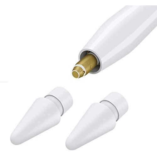 Replacement Tips Compatible with Apple Pencil 2 Gen iPad Pro Pencil - Apple Pencil iPencil Nib for iPad Apple Pencil 1 st/Pencil 2 Gen White 2 Pack