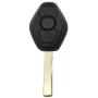 Dudely New Uncut Chip Chip ID44 315MHz 433MHz Keyless Entry Remote Control Car Key Replacement for BMW LX8 FZV Z4 X 3 X5 E46 Series 3 5 6 7 Z3(Include Electronic,Battery and Chip)