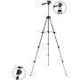 50'' Aluminum Camera Tripod with Built in Bubble Level Indicator for All GoPro HERO Cameras + Tripod Mount & an eCostConnection Microfiber Cloth