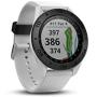 Garmin Approach S60, Premium GPS Golf Watch with Touchscreen Display and Full Color CourseView Mapping, White w/ Silicone Band