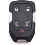 5 Buttons Replacement Key Fob Case Shell Fits for 2014 2015 2016 2017 Chevy Tahoe Suburban/GMC Yukon Key Fob Cover
