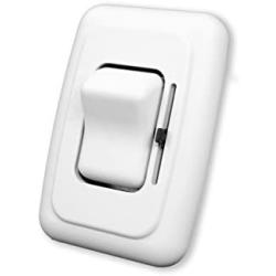 American Technology Components 12 Volt DC Dimmer Switch for LED, Halogen, Incandescent - RV, Auto, Truck, Marine, and Strip Lighting (Slider, White)