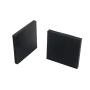 Quluxe 4 Pcs Black Rubber Pads Anti-Vibration Washer Mat, Anti-Vibration Rubber Pads for Air Conditioner, Electronic Equipment, Treadmill (4 × 4 × 0.4inch)
