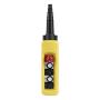 4 Directions Hoist Push Button Switch, 4 Buttons Crane Lifting Pendant Controller with Emergency Stop Button for Hoist and Crane