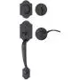 Amazon Basics Handleset with Shelby Lever - Single Cylinder - Oil Rubbed Bronze
