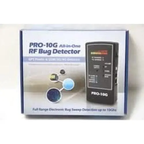 Spy-Hawk Pro-10G is The # 1 GPS Tracker Finder and Law-Grade Counter Surveillance Bug Sweep - Newest Professional Security Handheld Detection Product of All Active GPS Trackers, Mobile Phones