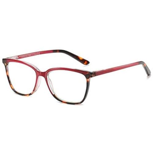 ZENOTTIC Anti Blue Light Glasses Blue Light Blocking Reading Glasses Stylish Leopard Glasses Anti Eyestrain for Women
