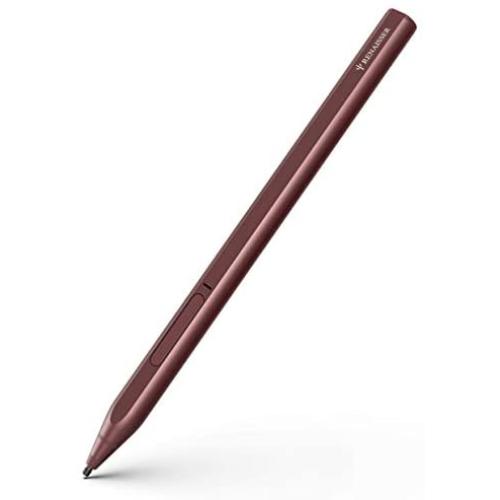 RENAISSER Stylus for Surface, Made in Taiwan, 4096 Pressure Sensitivity, 100% Match Surface Pro X/7/6/5 Magnetic Attachment, First D Shape Body, Quick Charge, Rechargeable, Raphael 520