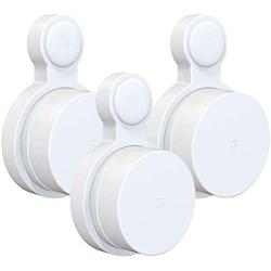 Pefecon Outlet Wall Mount for Google WiFi [2020 Model], No Messy Wires | Space Saving | Easily Be Moved Outlet Mount for Google Mesh WiFi Router, Best Design for Winding Power Cord (3 Pack)
