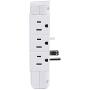 CyberPower CSB600WS Surge Protector, 900J/125V, 6 Swivel Outlets, Wall Tap, White