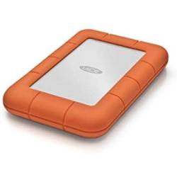 LaCie LAC9000298 Rugged Mini 2TB External Hard Drive Portable HDD - USB 3.0 USB 2.0 Compatible, Drop Shock Dust Rain Resistant Shuttle Drive, For Mac And PC Computer Desktop Workstation PC Laptop