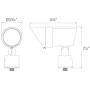 WAC Lighting 5211-30BZ LED 12V Large Accent, Bronze, WAC Landscape Transformer Required
