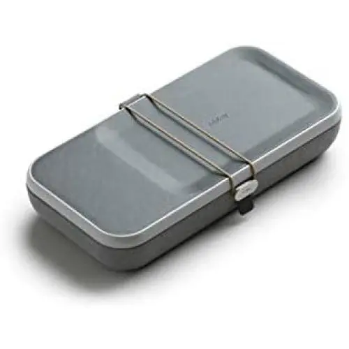 Orbitkey Nest | Portable and Customizable Desk Organizer Case with an in-Built Wireless Charger | Movable Dividers | Ash