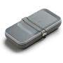 Orbitkey Nest | Portable and Customizable Desk Organizer Case with an in-Built Wireless Charger | Movable Dividers | Ash